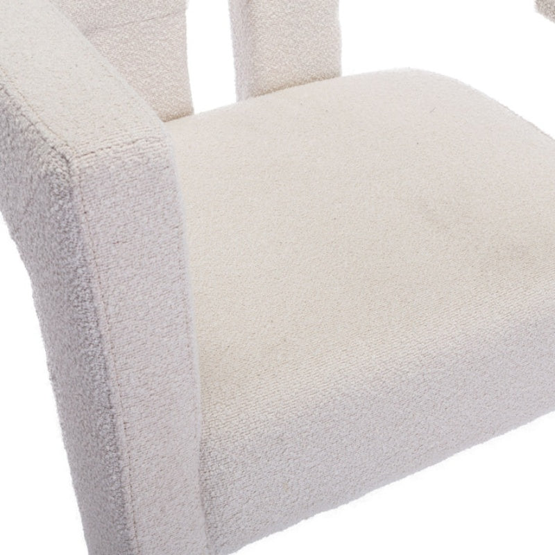 COOLMORE Contemporary Designed Fabric Upholstered Accent/Dining Chair /Barrel Side Chairs Kitchen Armchair for Living Room 2PC/SET-海智集-Default-