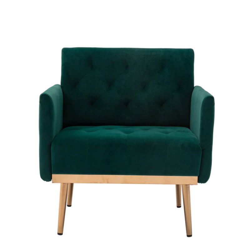 COOLMORE Accent Chair ,leisure single sofa with Rose Golden feet-海智集-Default-