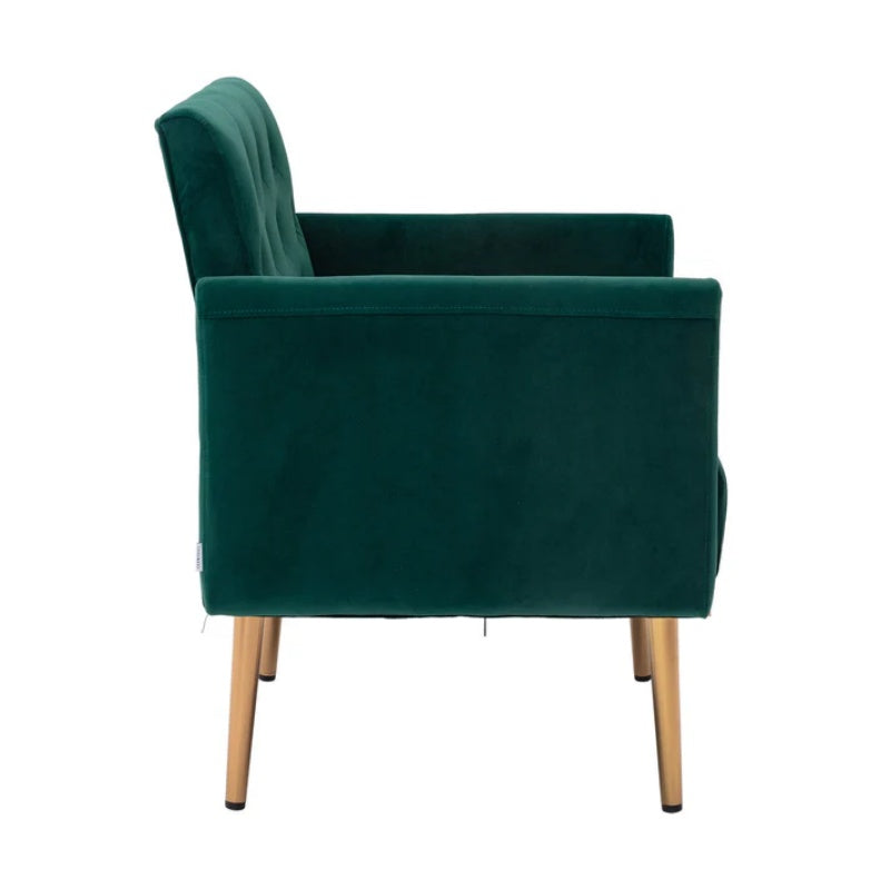 COOLMORE Accent Chair ,leisure single sofa with Rose Golden feet-海智集-Default-