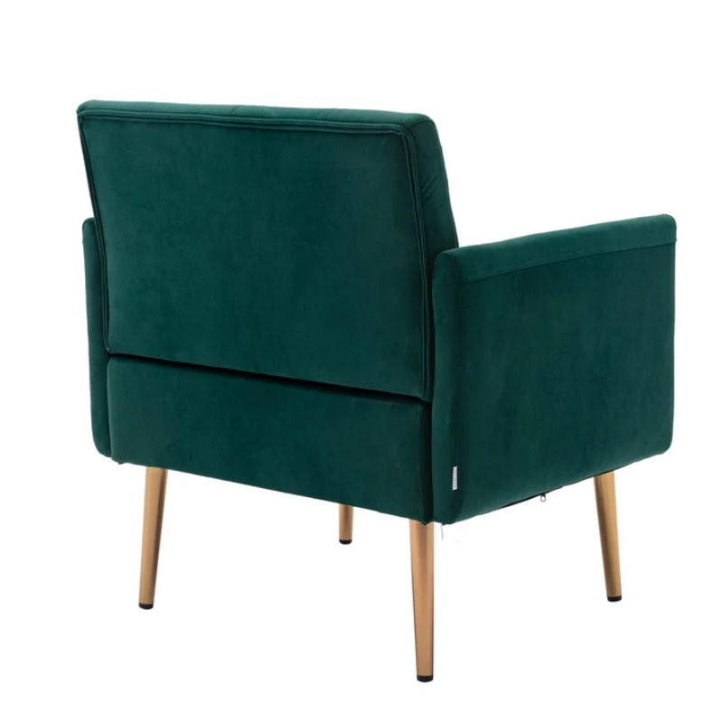 COOLMORE Accent Chair ,leisure single sofa with Rose Golden feet-海智集-Default-