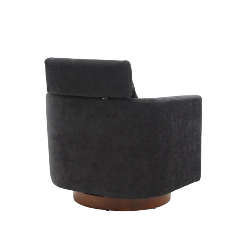 COOLMORE 360 degree rotation design, multi-gear adjustment backrest, soft and comfortable chenille fabric, ergonomic design of the living room chair-海智集-Default-