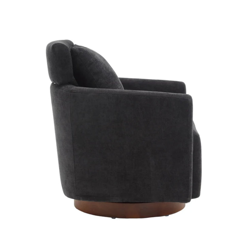 COOLMORE 360 degree rotation design, multi-gear adjustment backrest, soft and comfortable chenille fabric, ergonomic design of the living room chair-海智集-Default-