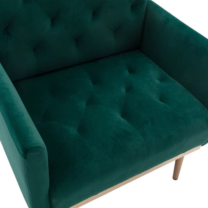 COOLMORE Accent Chair ,leisure single sofa with Rose Golden feet-海智集-Default-