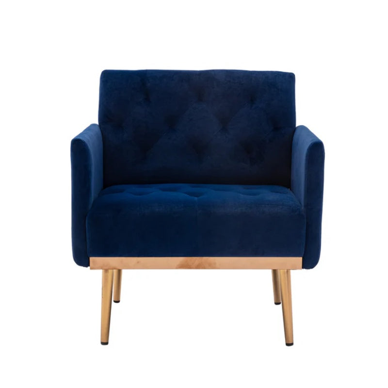 COOLMORE Accent Chair ,leisure single sofa with Rose Golden feet-海智集-Default-