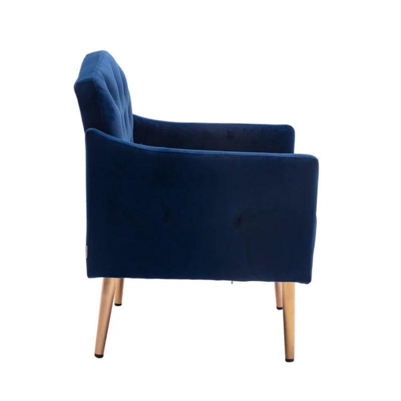 COOLMORE Accent Chair ,leisure single sofa with Rose Golden feet-海智集-Default-