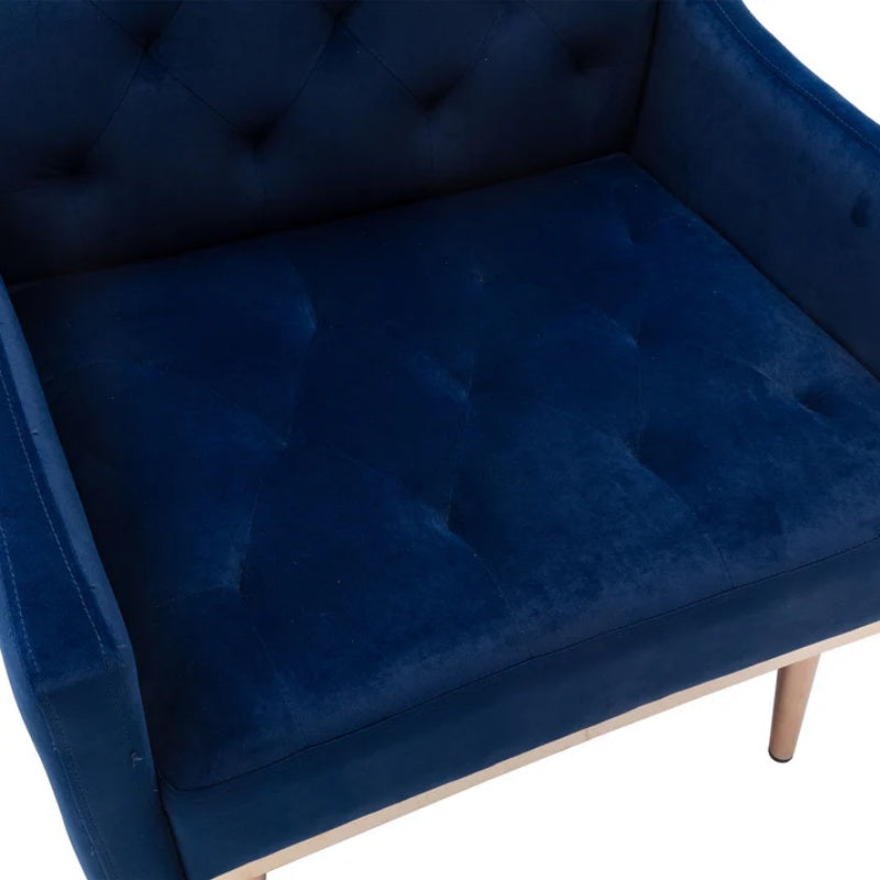 COOLMORE Accent Chair ,leisure single sofa with Rose Golden feet-海智集-Default-