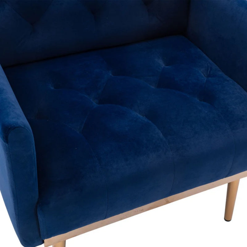 COOLMORE Accent Chair ,leisure single sofa with Rose Golden feet-海智集-Default-