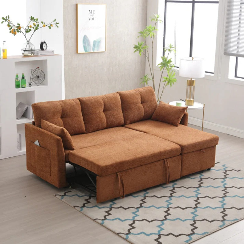 UNITED WE WIN-Furniture, modular L-shaped sofa, modular long sofa with reversible chaise lounge, Sofa bed, Sleeper sofa, modular sofa combination with storage seats.-海智集-Default-