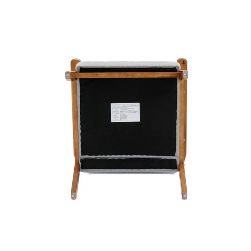 Leisure Chair with Solid Wood Armrest and Feet, Mid-Century Modern Accent chair, for Living Room Bedroom Studio chair-海智集-Default-