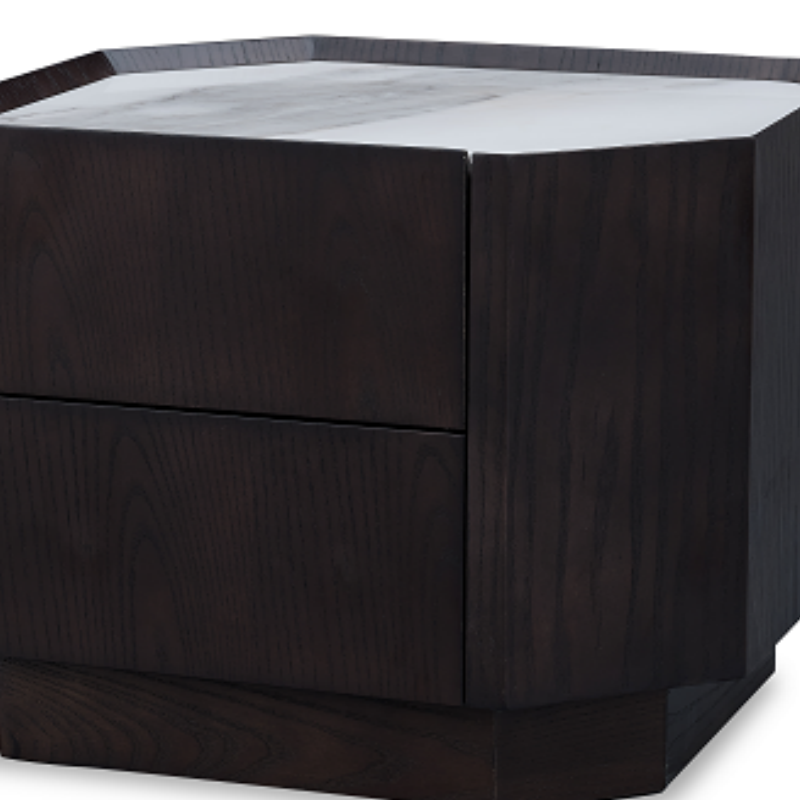 Black European-style chest of drawers-海智集-