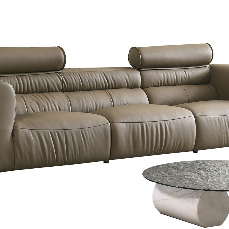 Jinxuan Series Leather sofa, Italian light Luxury four-seater GINSON. CB3732-海智集-