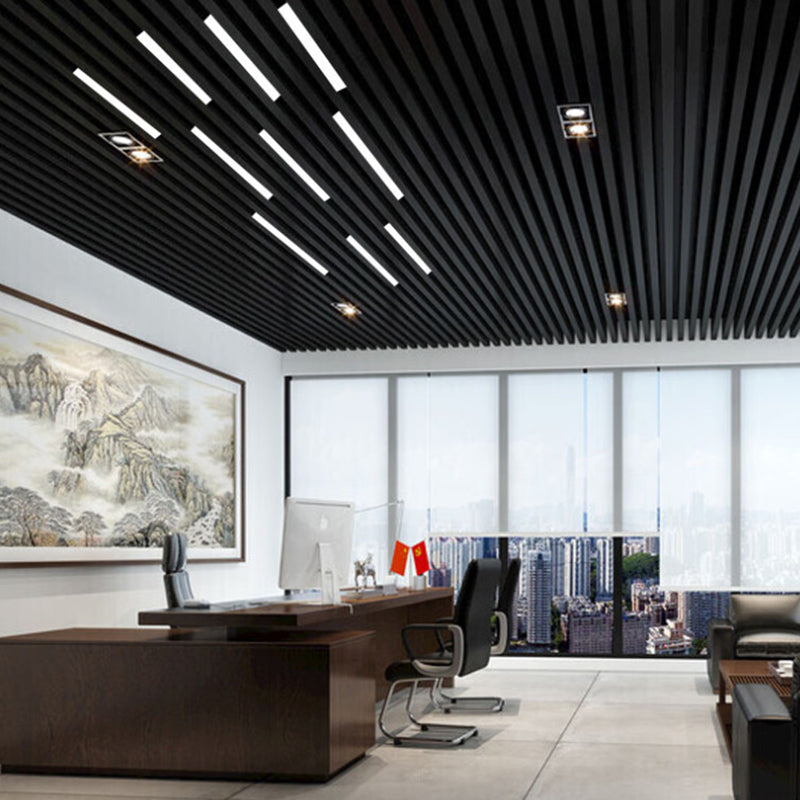 LINEAR LIGHT EXTERNAL - 28W Ultra Bright Linear Panel Light, Smooth and Soft Lighting Effect, No Dark Spots or Shadows - Dimensions 1200×50×35mm, Versatile Application for Home and Office Lighting-海智集-