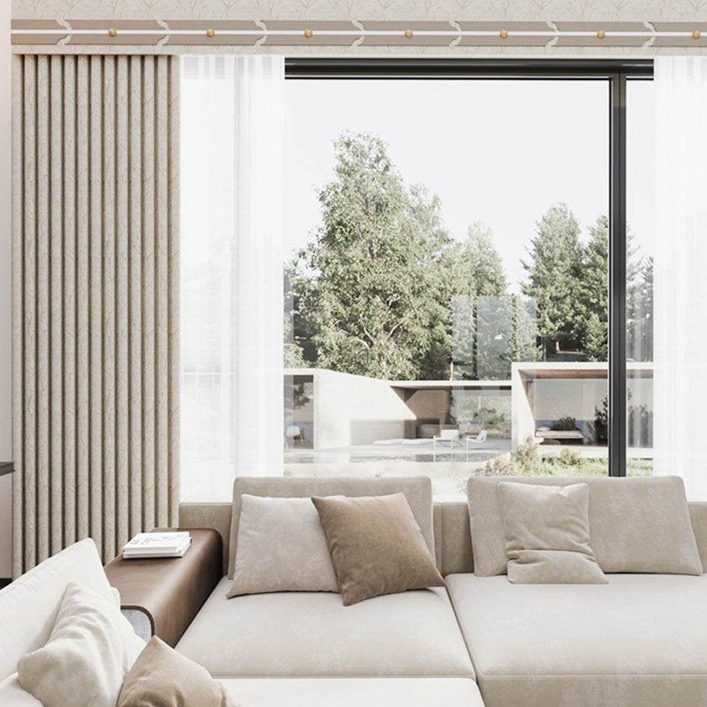 Orchid Artistic Conception Curtains: Create a professional yet warm environment-海智集-