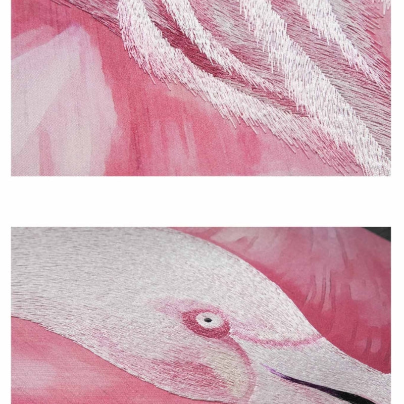 Decorative Art-Pink Flamingo Scroll II-海智集-