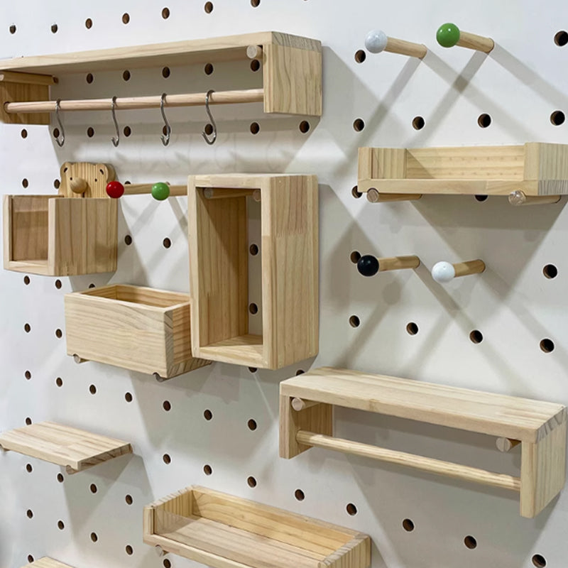 High-Quality Pegboard Accessories (Wood-Plastic), Durable Hanging Solutions for Organization-海智集-