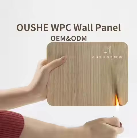 ألواح حائط WPC داخلية من الخشب البلاستيكي وألواح حائط مزخرفة من البلاط