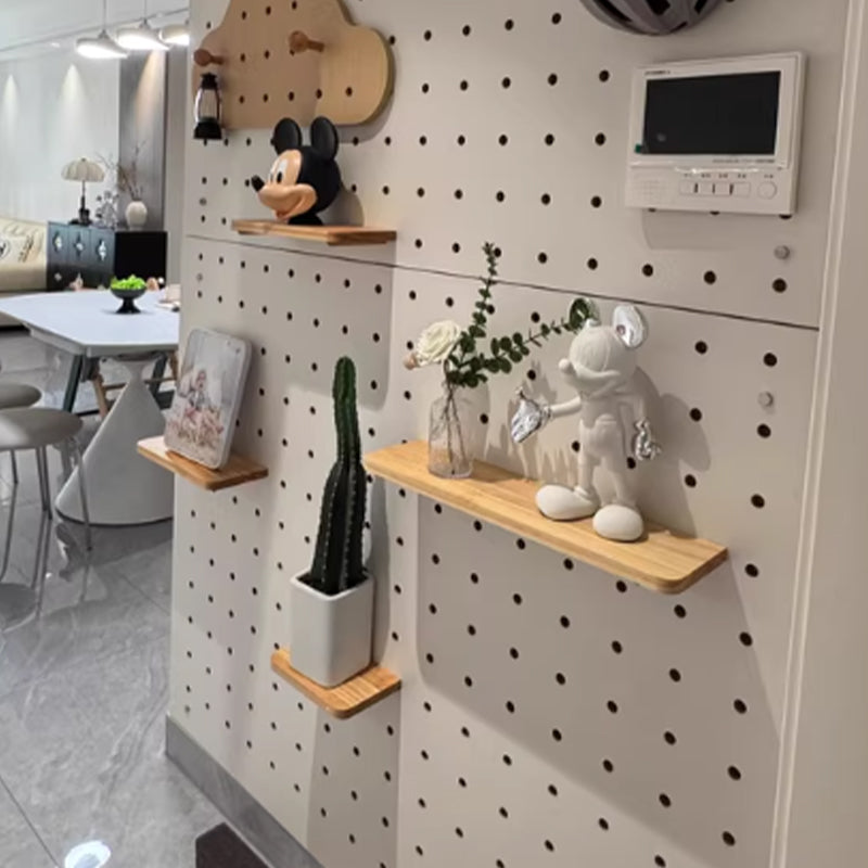 High-Quality Pegboard Accessories (Wood-Plastic) - Ideal for 4mm Hole Pegboards - Durable and Efficient Storage Solutions-Kitchen & Bathroom-海智集-