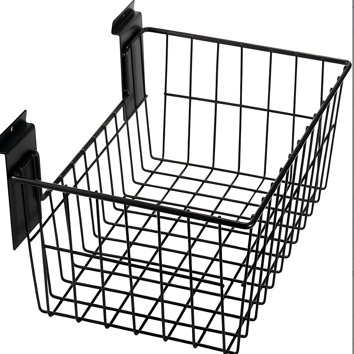 Heavy-Duty Wall-Mount Hooks for Storage - Durable and Stylish 15-Inch Hanging Basket (Model GGQJ018) - Practical Storage Solution with 30kg Weight Capacity - Perfect for Organizing Spaces with High-Quality Design-海智集-