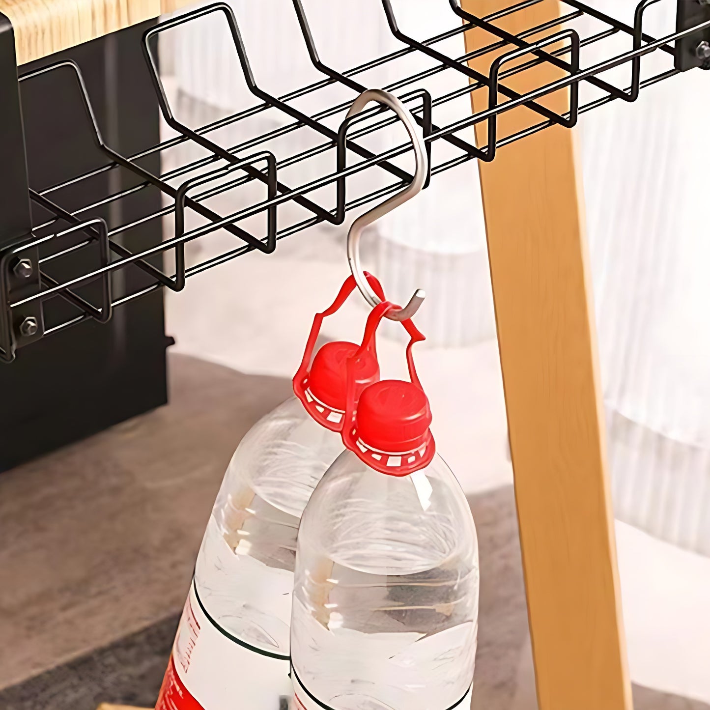 Heavy-Duty Wall Hooks - Practical 30-Inch Shoe Rack Storage Solution | High Quality, Strong & Stylish | Model GGQJ019 with 70kg Load Capacity-海智集-