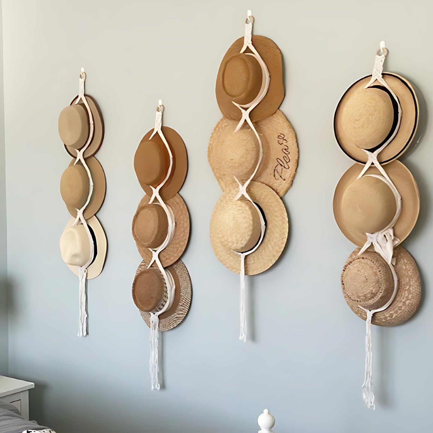 Powerful Wall Hooks - FSILON Heavy-Duty Storage Hooks (Small Size), Customizable and Practical Closet Organizer, High Quality with 35kg Load Capacity, Ideal for Home Storage Solutions, Model GGQJ008-海智集-