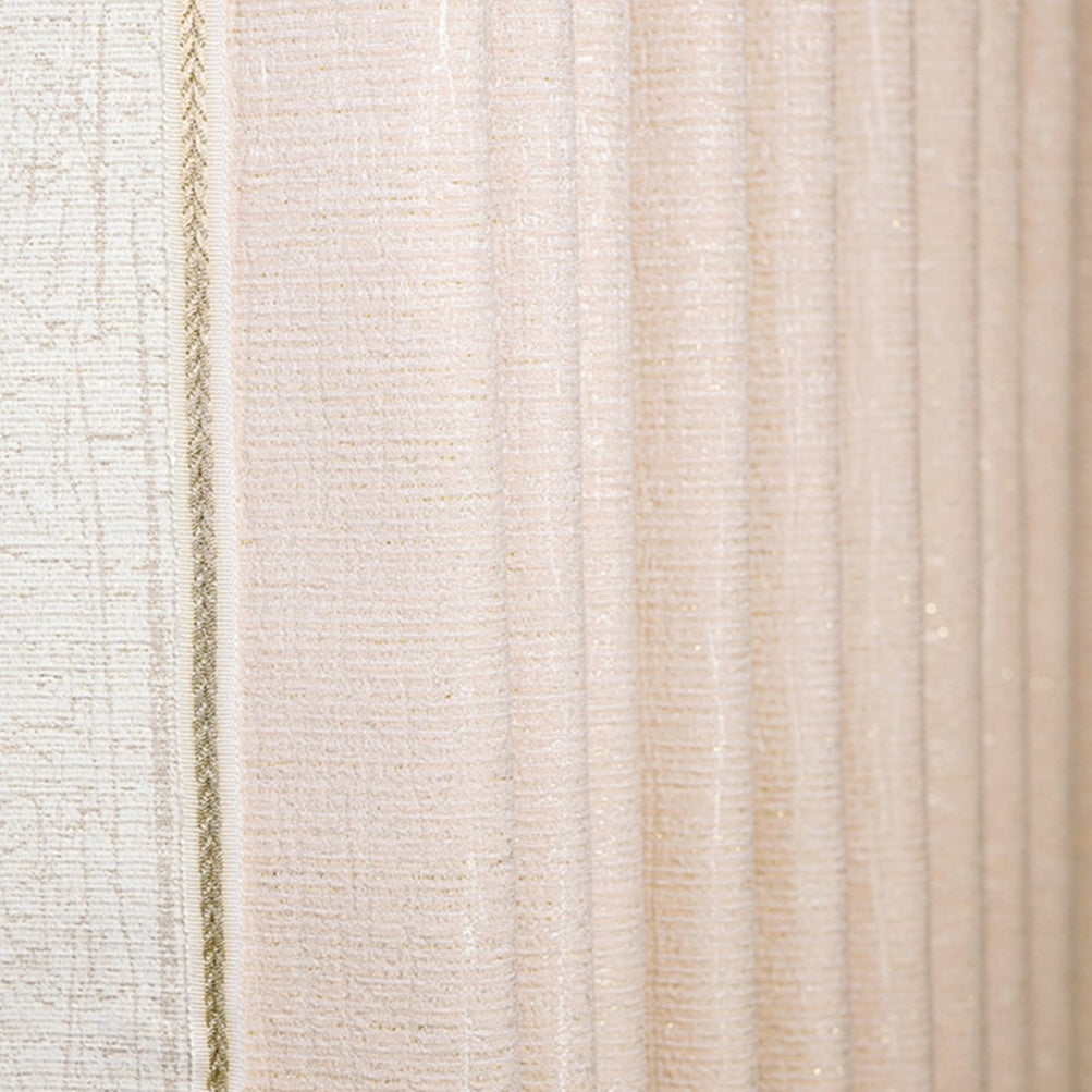Pink lotus curtain: Delicate patterns are directly woven into the fabric, presenting a lasting and elegant three-dimensional texture-海智集-