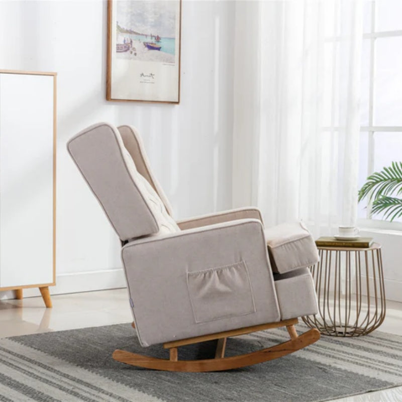 COOLMORE living room Comfortable rocking chair accent chair-海智集-Default-