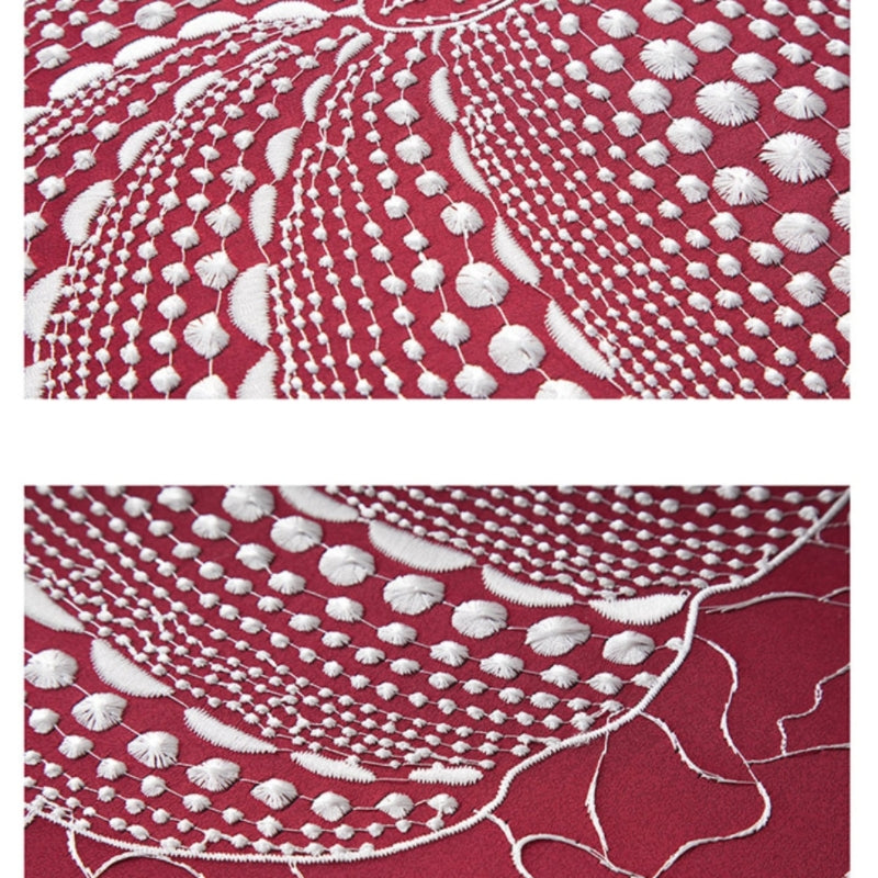 Decorative ArtPolka Dot Series - Pumpkin (red)-海智集-