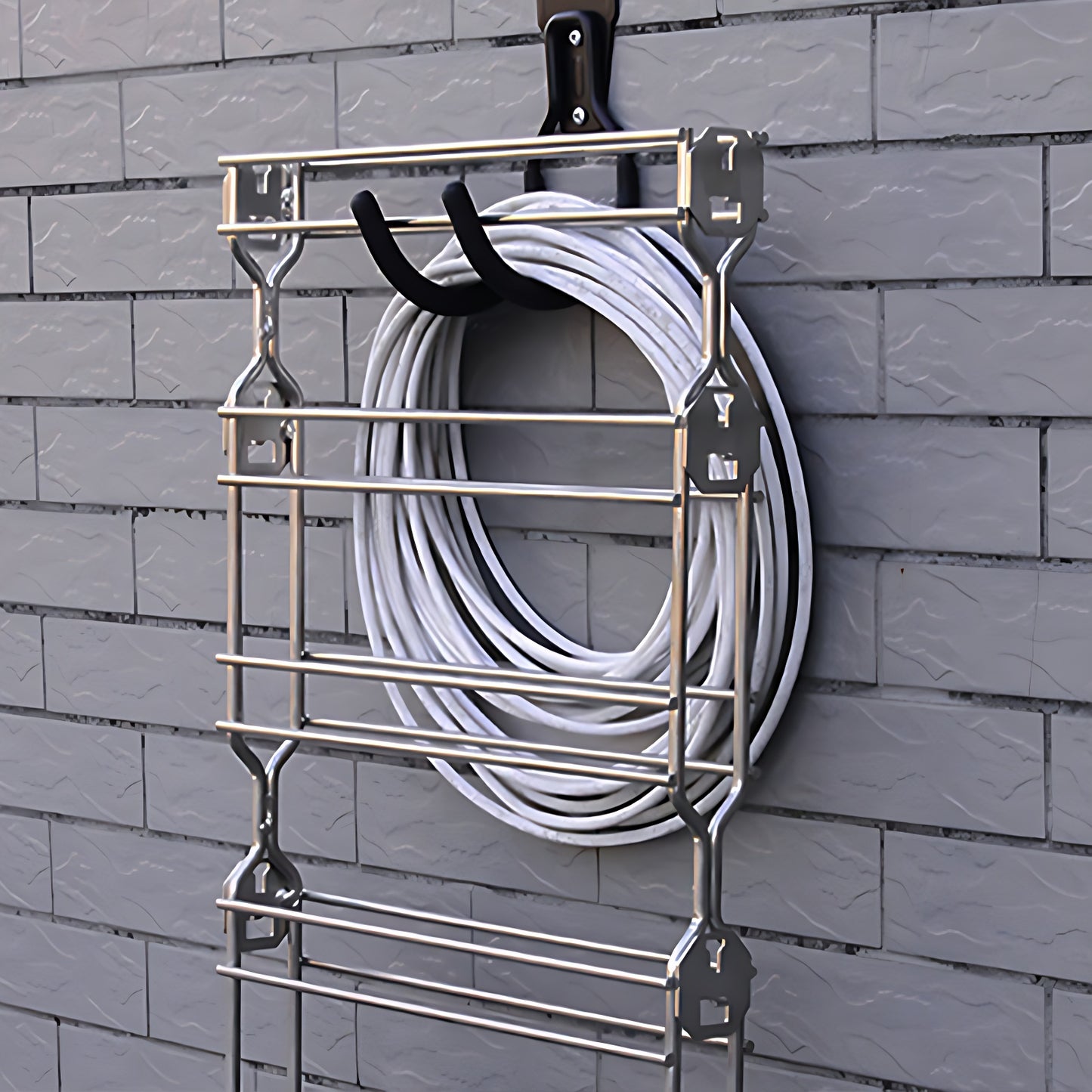 Wall Storage Hooks – Heavy-Duty Customizable Utility Hooks for Organizing | 60kg Load Capacity, Stylish Design, Durable Quality | Dimensions: 17.0*7.5*25.5cm, Weight: 0.45kg (Model: GGQJ005)-海智集-