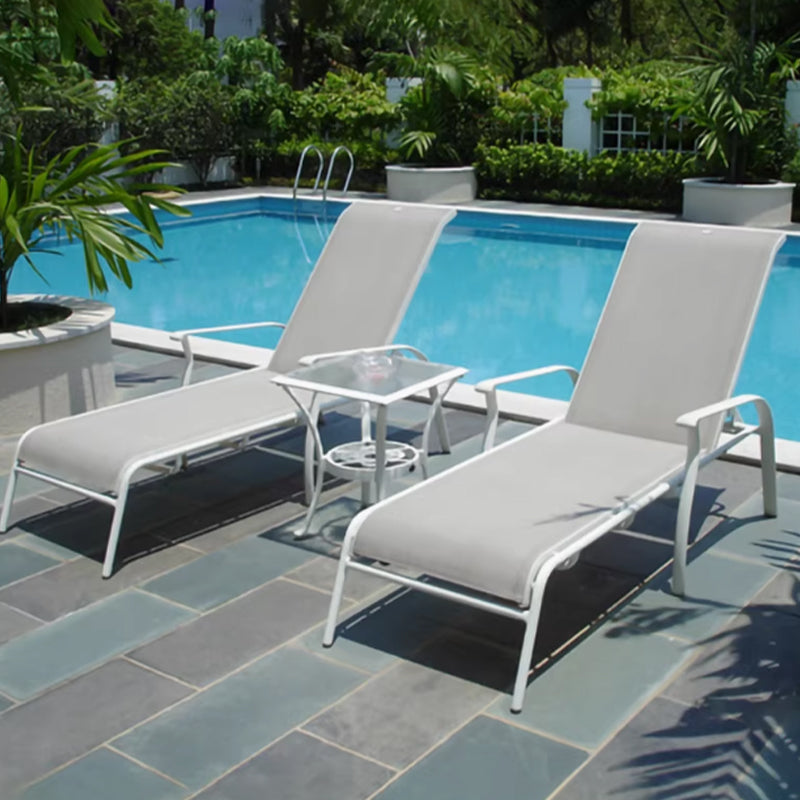 High-Quality Outdoor Lounge Chair - Strong Load, Anti-Corrosion, Comfortable Patio Furniture-海智集-