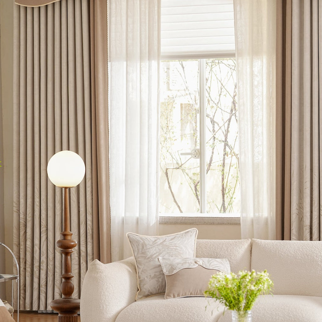 Jungle glitter Curtains: Chenille velvet has a soft and full touch, combining elegance and comfort-海智集-