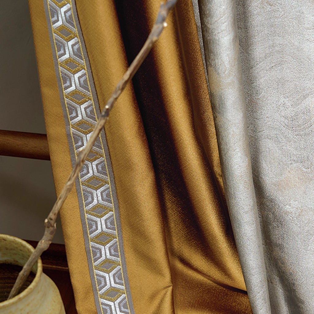 Misty mountain wild curtains: High-precision yarn-dyed jacquard craftsmanship-海智集-