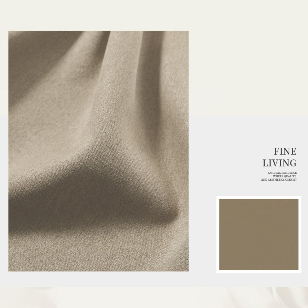 Sirong curtain:Crafted from high-quality faux linen fabric-海智集-