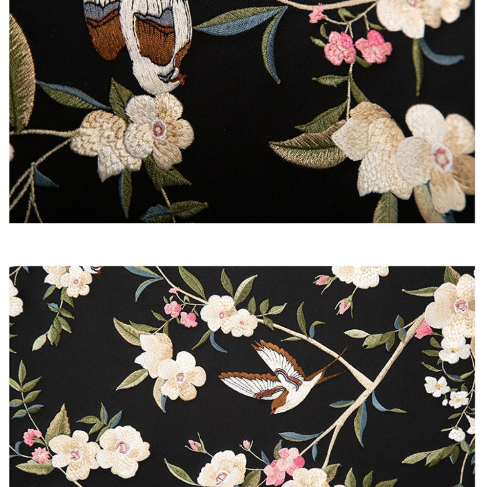 Decorative Art-Joyful Birds and Flowers in Playful Leisure, Scroll II-海智集-