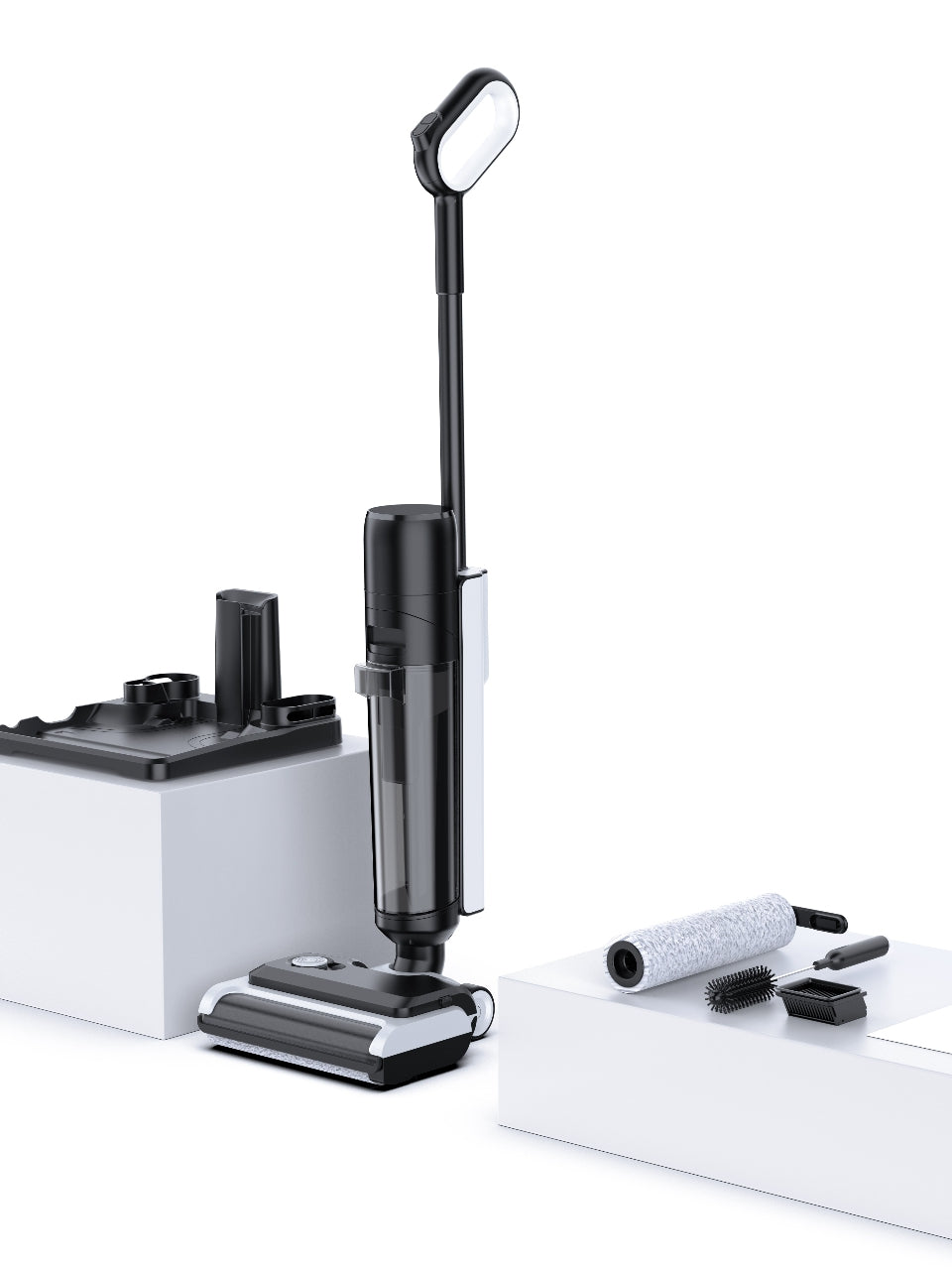 Younai LED Smart Wireless Water Washing Floor Machine Household Sterilization Edge Cleaning Large Suction Washing and Mopping All-in-One Machine-海智集-