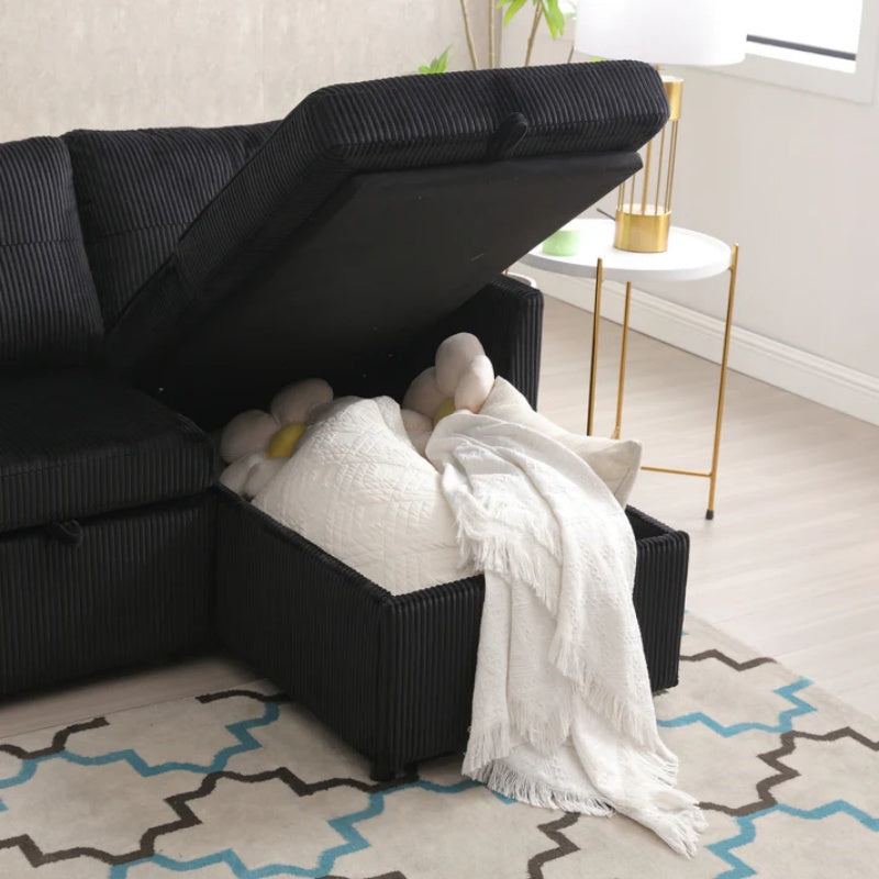 UNITED WE WIN-Furniture, modular L-shaped sofa, modular long sofa with reversible chaise lounge, Sofa bed, Sleeper sofa, modular sofa combination with storage seats.-海智集-Default-