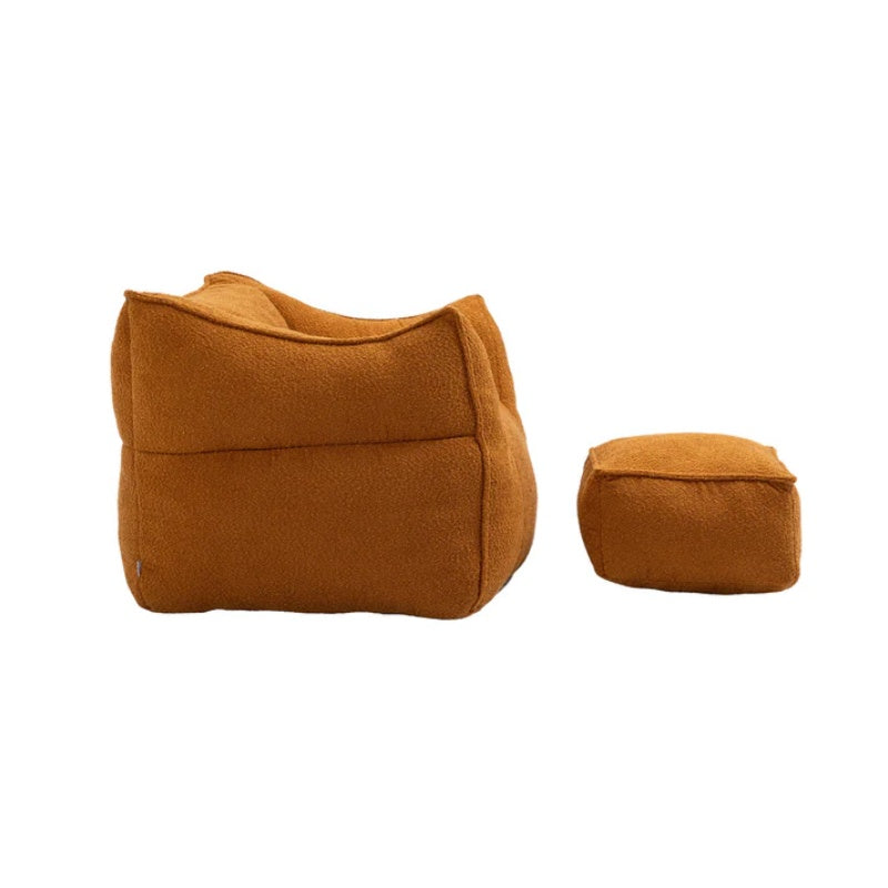 COOLMORE Bean Bag Chair Lazy Sofa/Footstool Durable Comfort Lounger High Back Bean Bag Chair Couch for Adults and Kids, Indoor & Outdoor-海智集-Default-