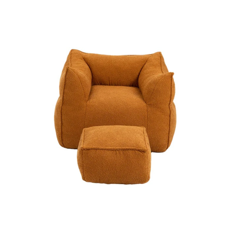 COOLMORE Bean Bag Chair Lazy Sofa/Footstool Durable Comfort Lounger High Back Bean Bag Chair Couch for Adults and Kids, Indoor & Outdoor-海智集-Default-