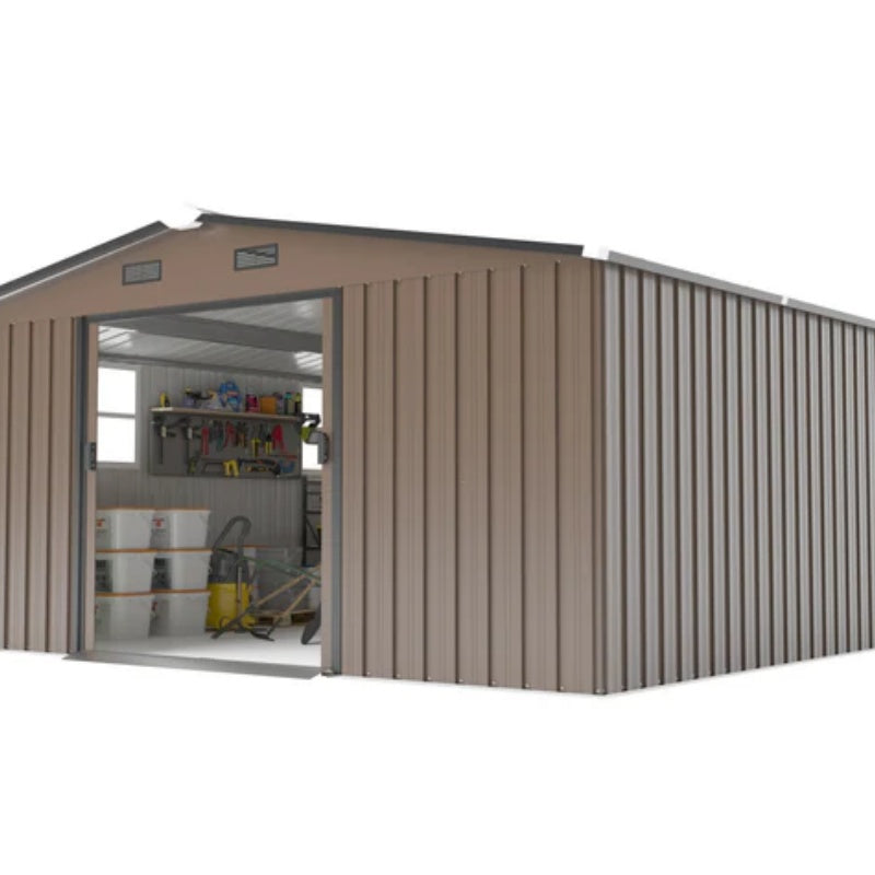 Campcraft 0.25mm color steel plate, surface protective film, Two daylight Windows, A practical and thoughtful gift,two colors can be freely selected storage sheds-海智集-Default-