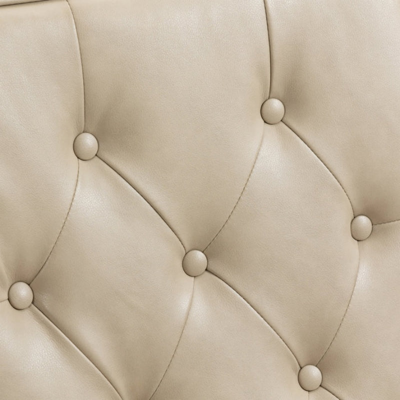 Modern Accent Chair Lounge Chair with Sturdy Wood Legs in Camel PU Leather for Living Room and Bedroom-海智集-Default-