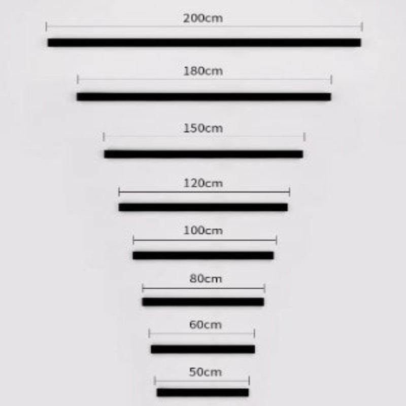 Smart outdoor LED long strip wall lamp, sensor bedroom, living room, home bedside, modern minimalist outdoor villa background-海智集-