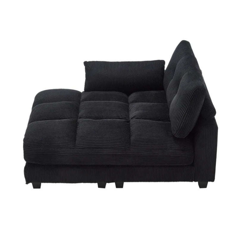 UNITED WE WIN Sleeper Sofa Couch Bed,Oversized Chaise Lounge Chair Cozy Cloud Couch-海智集-Default-