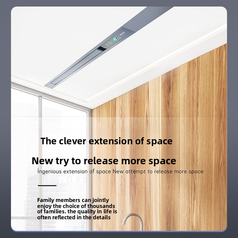 Honeycomb Panel Quick-Install Bathroom Heater Integrated Ceiling Gypsum Board Universal Linear Heater-Kitchen & Bathroom-海智集-Smart Electronic Switch-100X800-