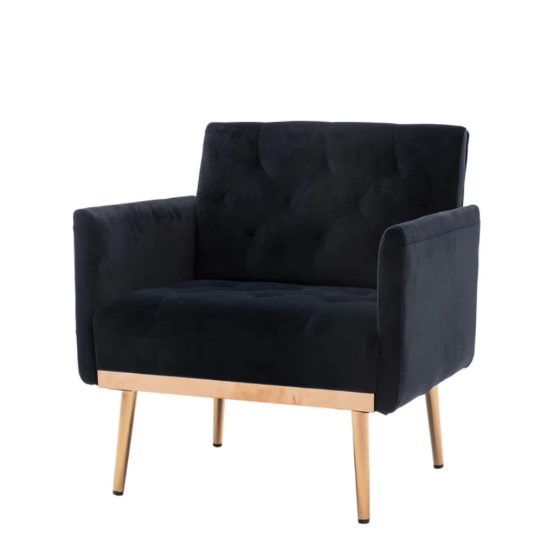 COOLMORE Accent Chair ,leisure single sofa with Rose Golden feet-海智集-Default-