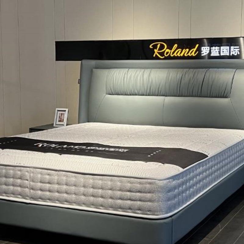 Luo LAN Series Genuine Leather Bed 2311 (Single bed without bedside table)-海智集-