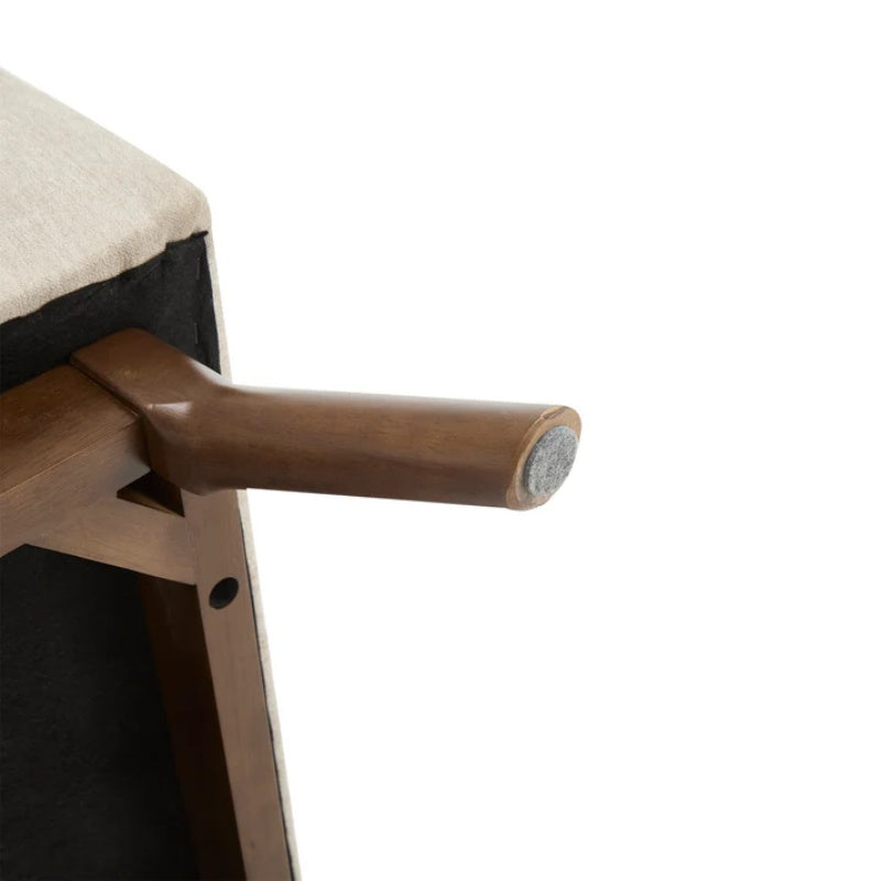 Mid-century modern square coffee table storage bench, assembled, suitable for living room, entryway and family room, used as a coffee table, stirrups, shoe bench-海智集-Default-
