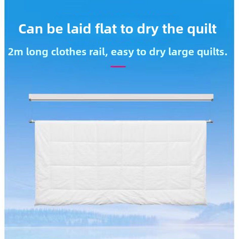 Generation Surface-Mounted Invisible Electric Clothes Rack Lifting Smart Remote Control Embedded Hidden Clothes Dryer-海智集-