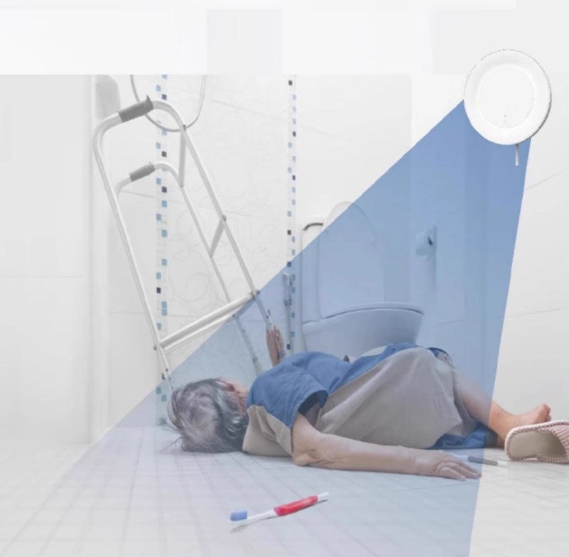 Elderly fall alarm, automatic alarm for fall detection, one-button phone for the elderly in nursing homes, SOS emergency alarm for the disabled, remote distress call for the elderly living alone, and help button-海智集-