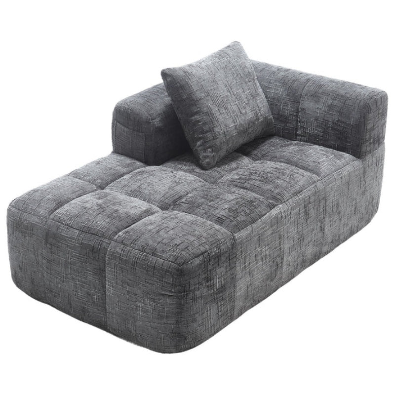 UNITED WE WIN Chenille Loveseat Sofa,Minimalist Modular Couches Sleeper for Living Room Bedroom Apartment Lounge-海智集-Default-