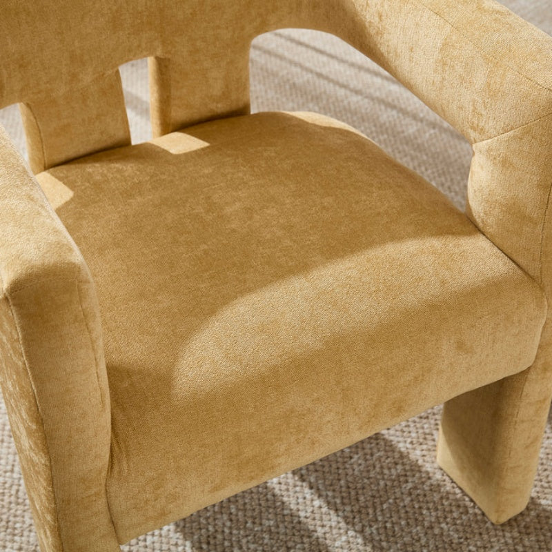 Campcraft Contemporary Designed Fabric Upholstered Accent/Dining Chair /Barrel Side Chairs Kitchen Armchair for Living Room 2PC/SET-海智集-Default-