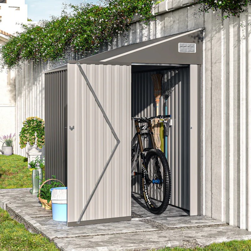 Campcraft Optional two-color storage shed, single hinge door, solid structural design, good ventilation, surface with protective film, and suitable for various scenarios-海智集-Default-